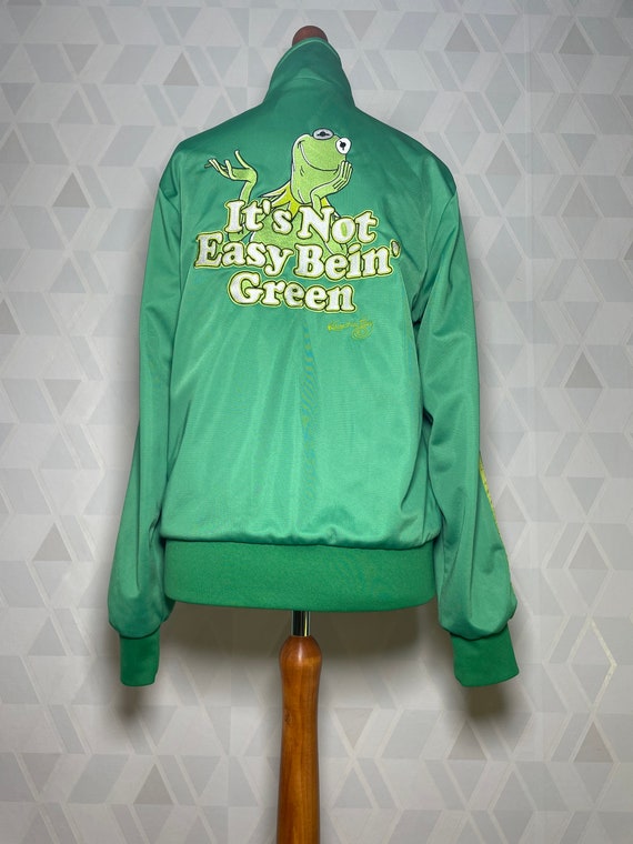 Continuamente ratón o rata escaldadura Rare Vintage Kermit Tracktop Adidas It S Not Easy Bein Green - Etsy