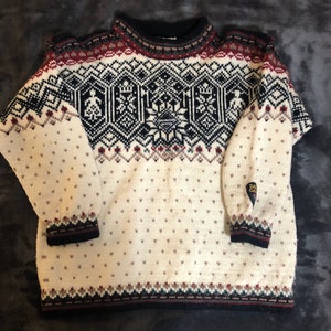 Vintage Dale of Norway Garn Norge 2000 Wool Jumper_