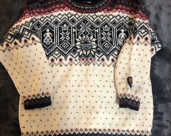 Vintage Dale of Norway Garn Norge 2000 Wool Jumper_