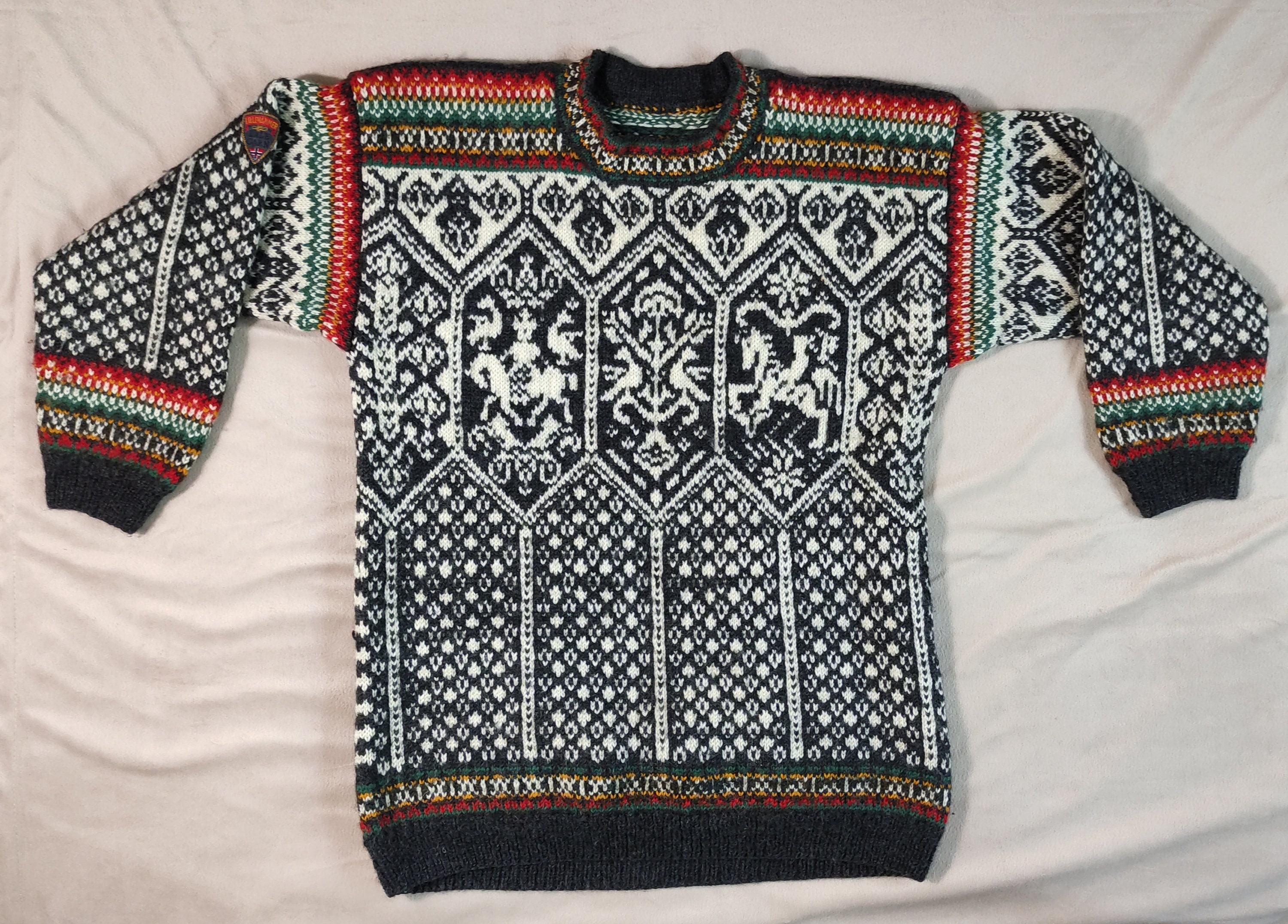 Vintage Lillehammer Dale of Norway Sweater Wool Jumper - Etsy UK