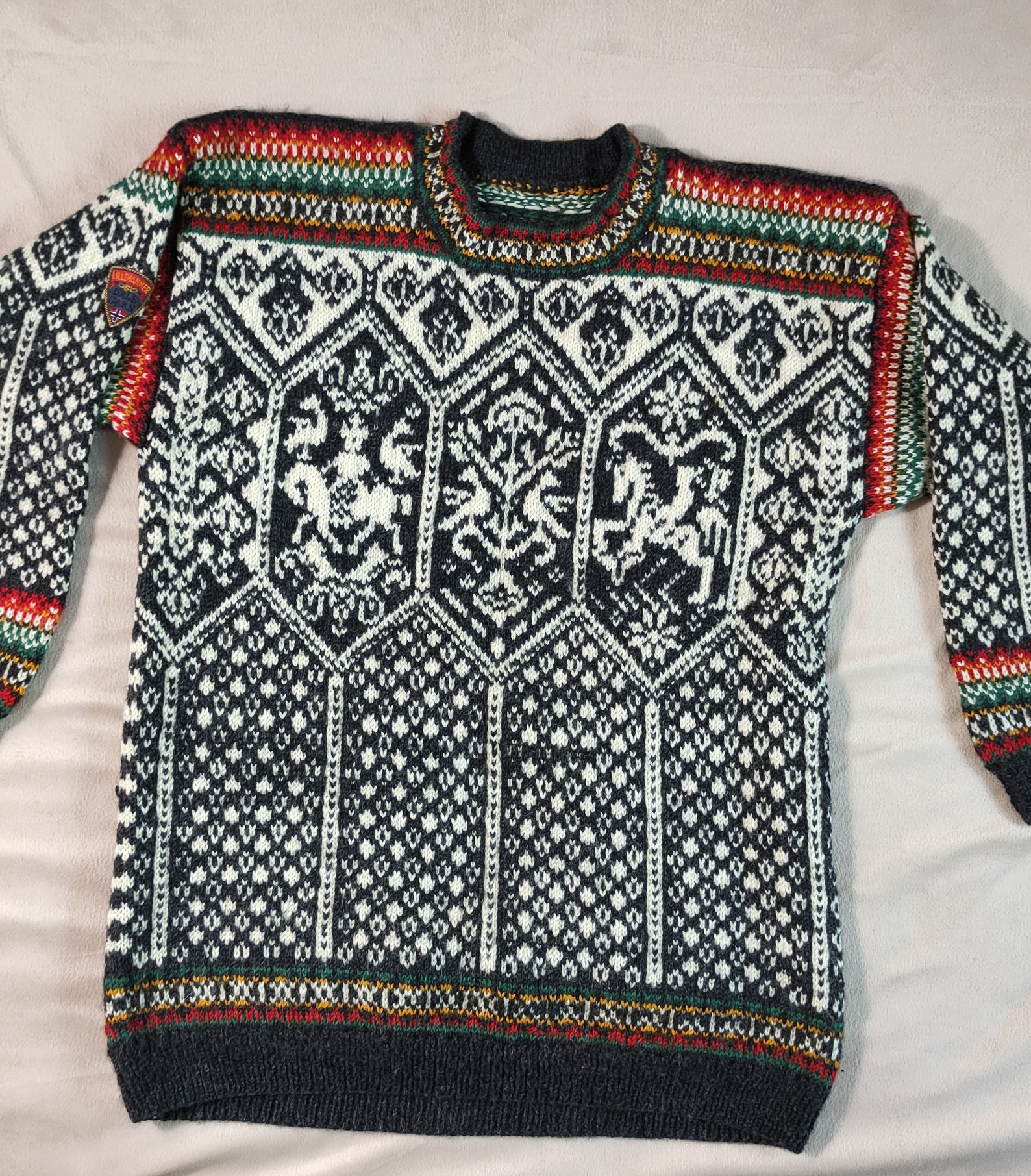 Vintage Lillehammer Dale of Norway Sweater Wool Jumper | Etsy