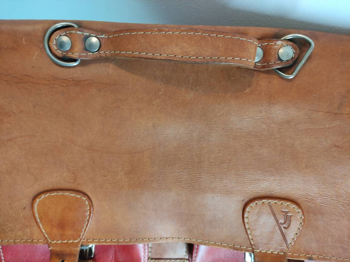 Torba vintage Made in West Germany / JJ Kübler Naturleder Germany