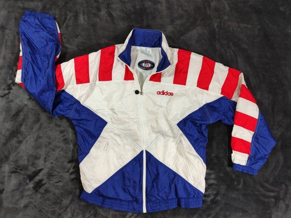 Vintage Adidas Nations Star Windbreaker Jacket_ - Etsy