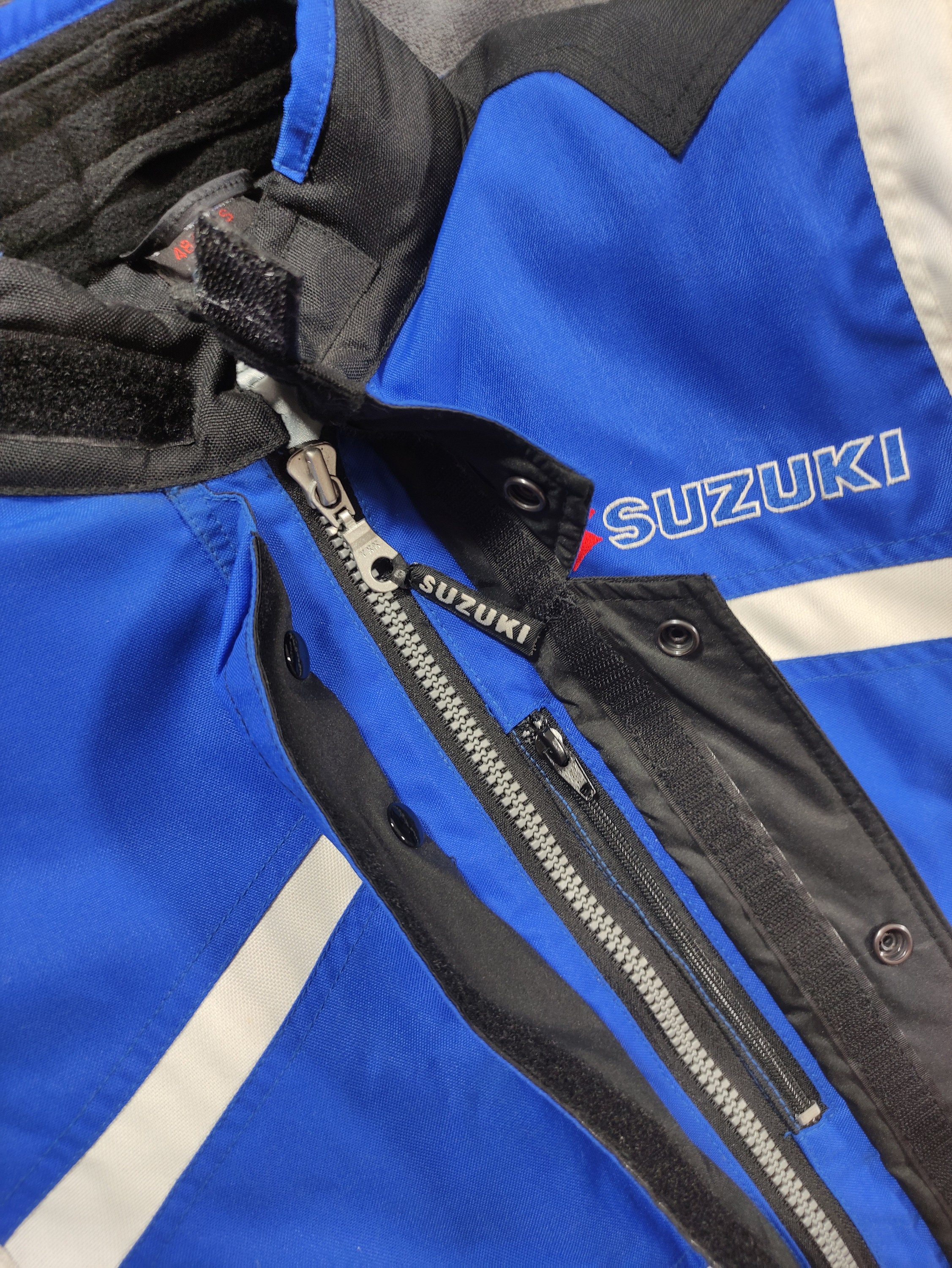 Vtg Original Suzuki Jacket Team Suzuki Motorcycle Size 48/38