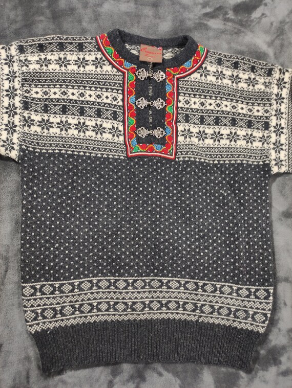 Vintage Christiania Wool Norway Jumper Scandinavi… - image 3