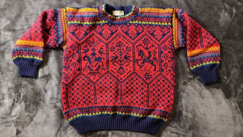 Vintage Hill de Phoenix Mall Luxury Gunn Icelandic Sweater Traditional Wool