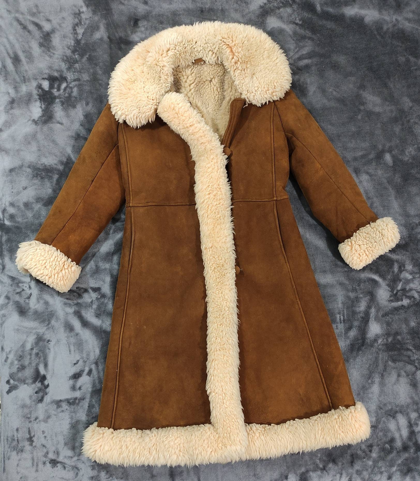 Sheepskin Coat - Etsy