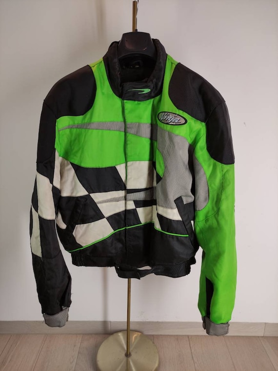 Vintage Kawasaki Ninja Chaqueta Hecha en Corea Tamaño - Etsy España