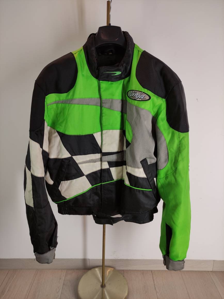 Vintage * Kawasaki Ninja Jacket Made in Korea Size L - Etsy Vintage * Kawasaki Ninja Jacket Made in Korea Size L - Etsy