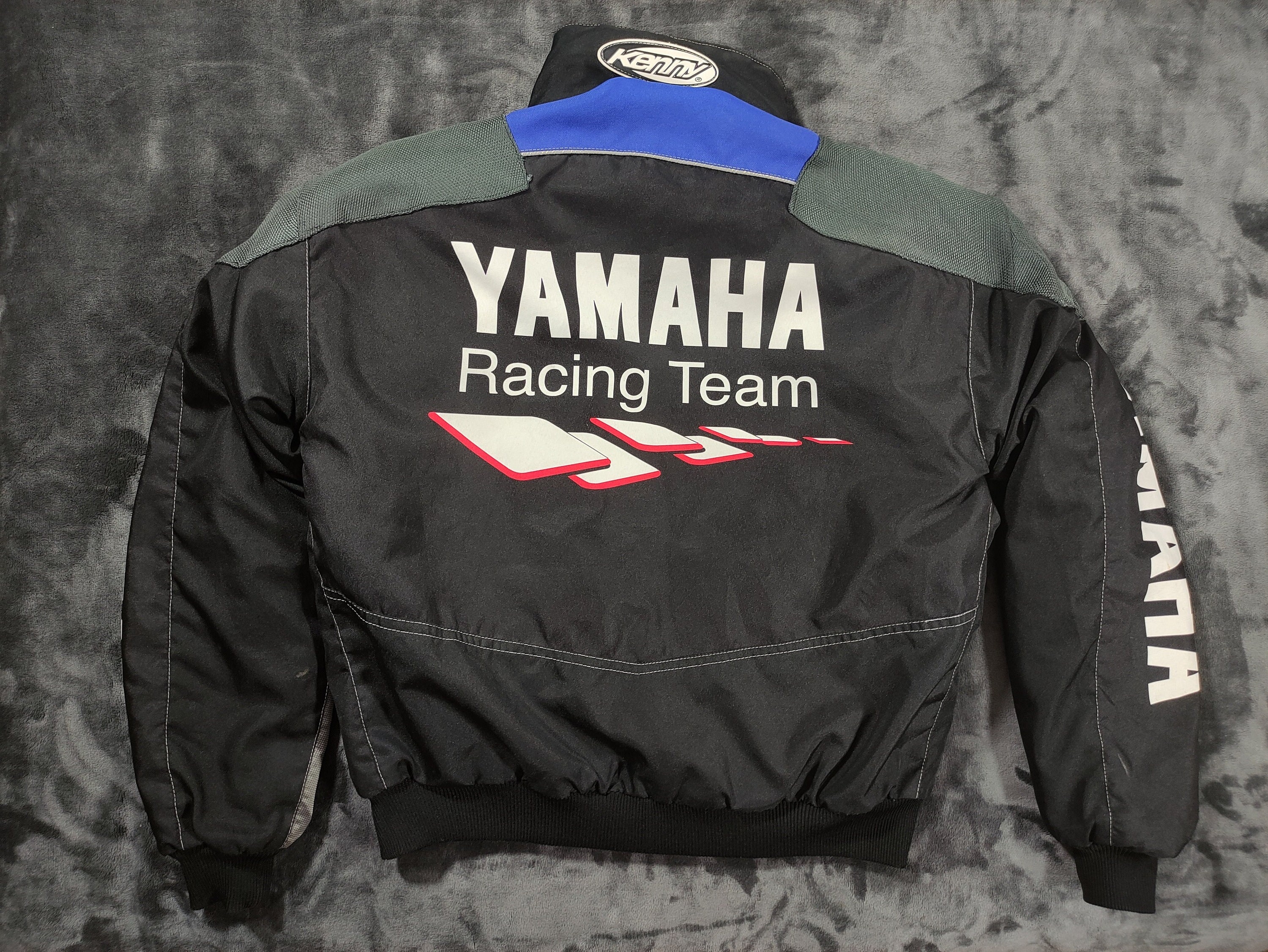 YAMAHA Racing Team Big Logo Kenny Jacket Size XL Made in YAMAHA Racing Team Big Logo Kenny Jacket Size XL Made in