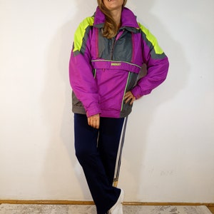 Vintage Jacket CREBLET made in Switzerland Winter Ski jacket size l / xl 52 *