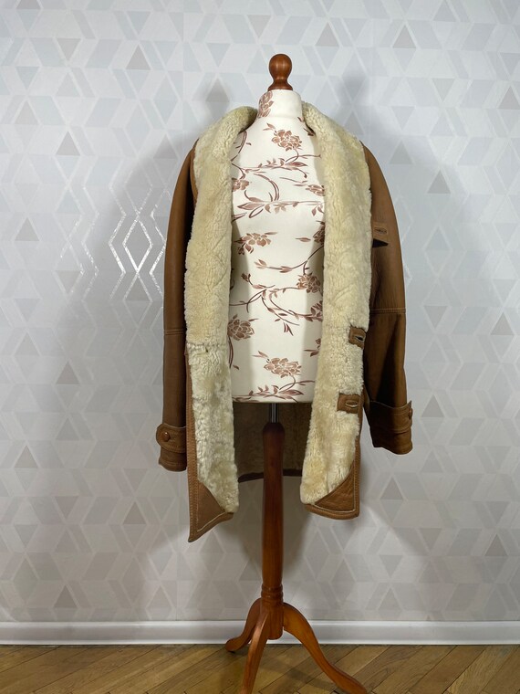 Italian Liberty Styled in Italy Vintage Lambskin Padded Mens