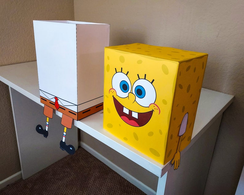 Cartoon Character Paper Box - Digital File - Etsy