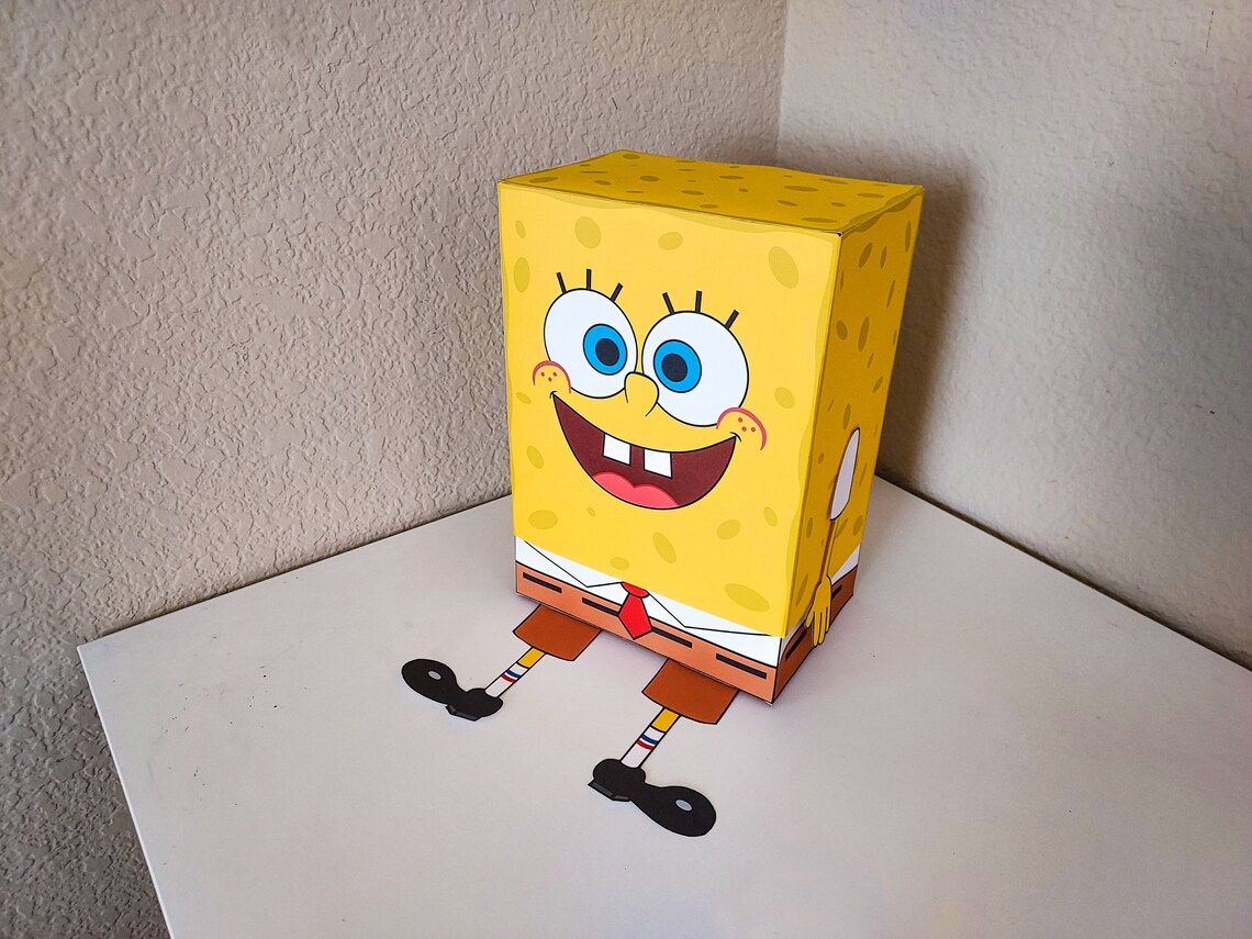 Cartoon Character Paper Box - Digital File - Etsy