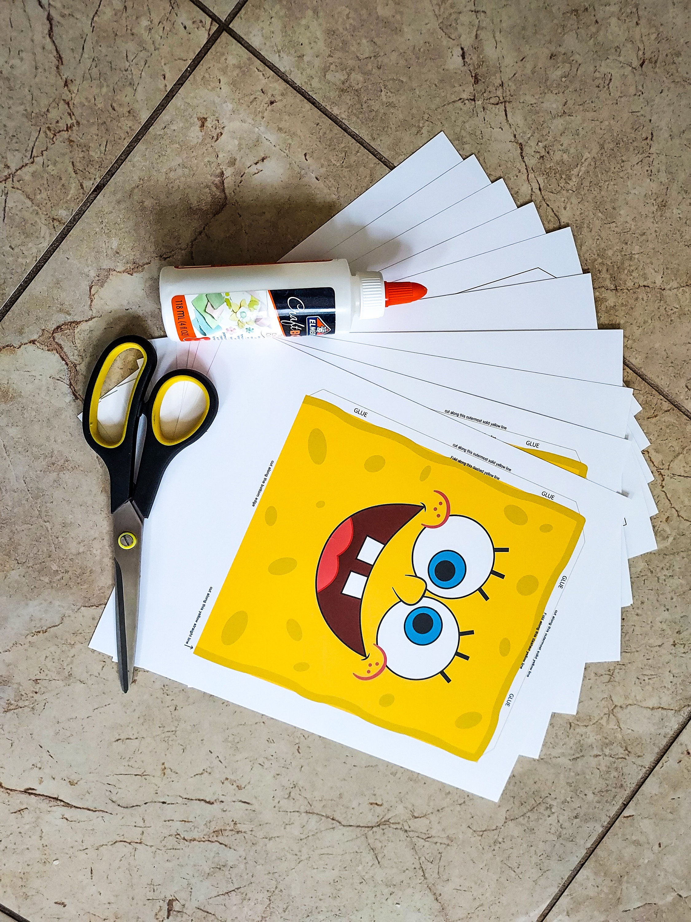 Cartoon Character Paper Box - Digital File - Etsy