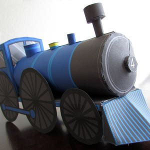 Tren de vapor – Juguete de papel/Decoración