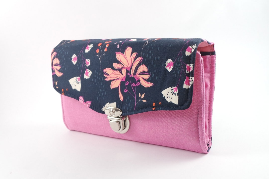 Floral Pink Women's Wallet Boho Wallet Gift for Her Etsy