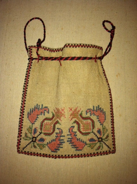 Ottoman Greek Embroidered Purse