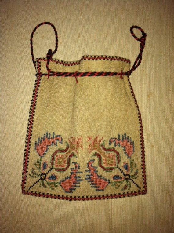 Ottoman Greek Embroidered Purse - image 1