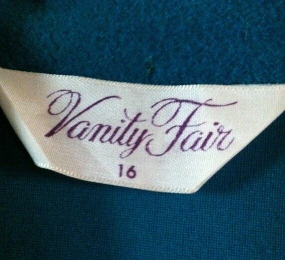 Vanity Fair robe and slipper set