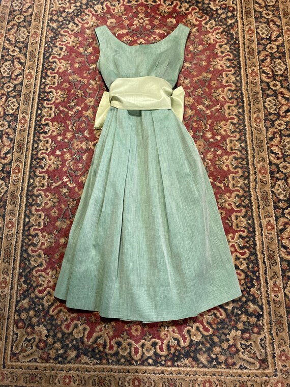 50's Green Party Dress