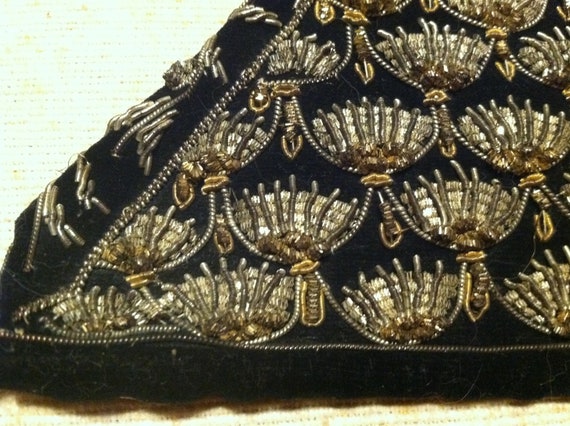 Gold & Silver Embroidered Woman's Hat - image 4
