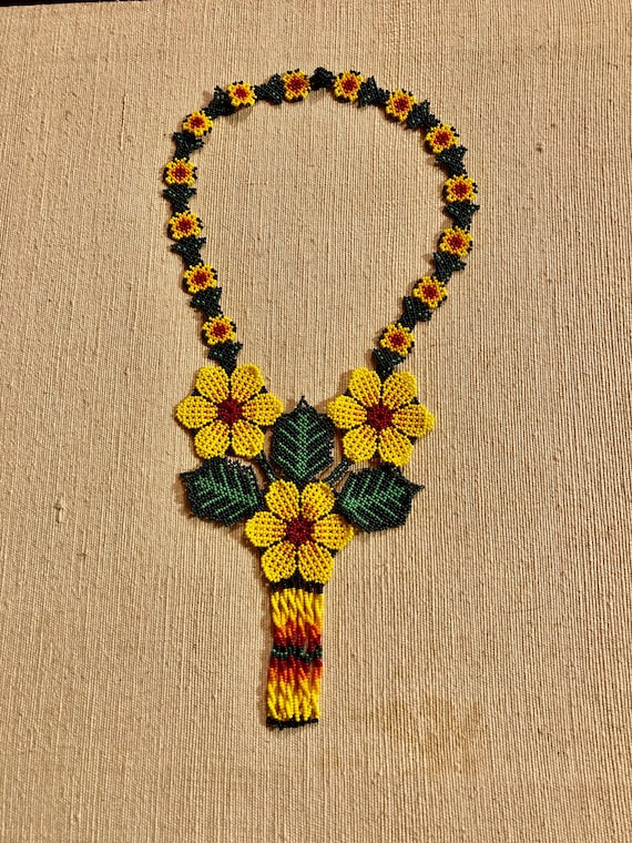 Oaxaca Beaded Necklace - Etsy
