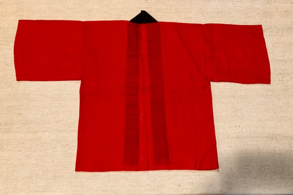 40's Red Childs Kimono Jacket - image 2