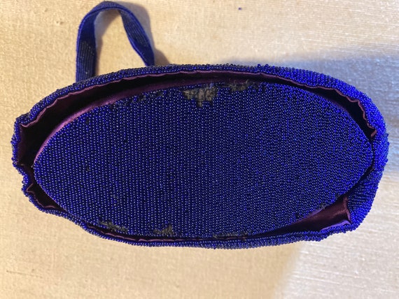 Violet Belgium Beaded Purse View 4