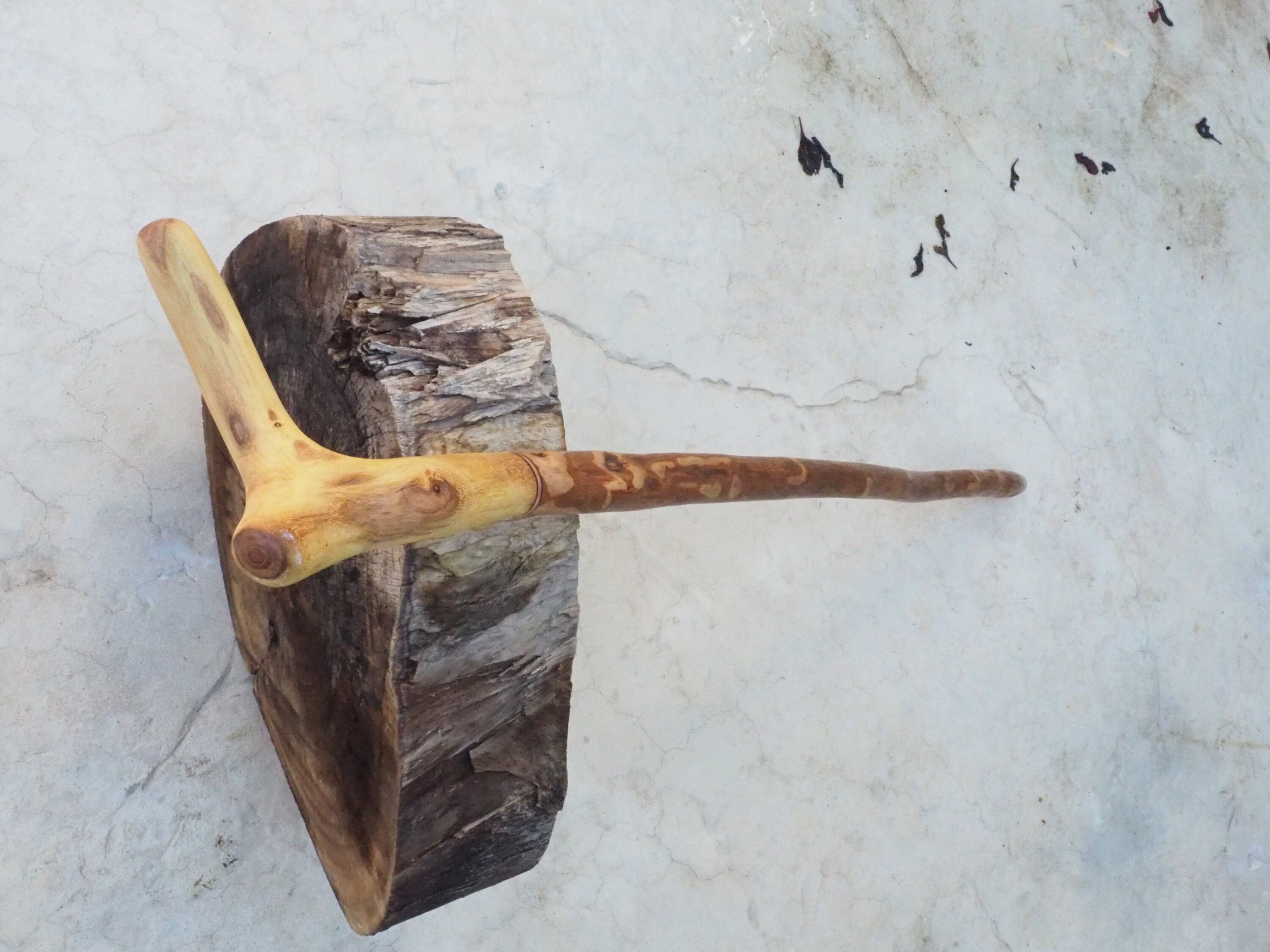 Acacia /olive Wood Cane Etsy