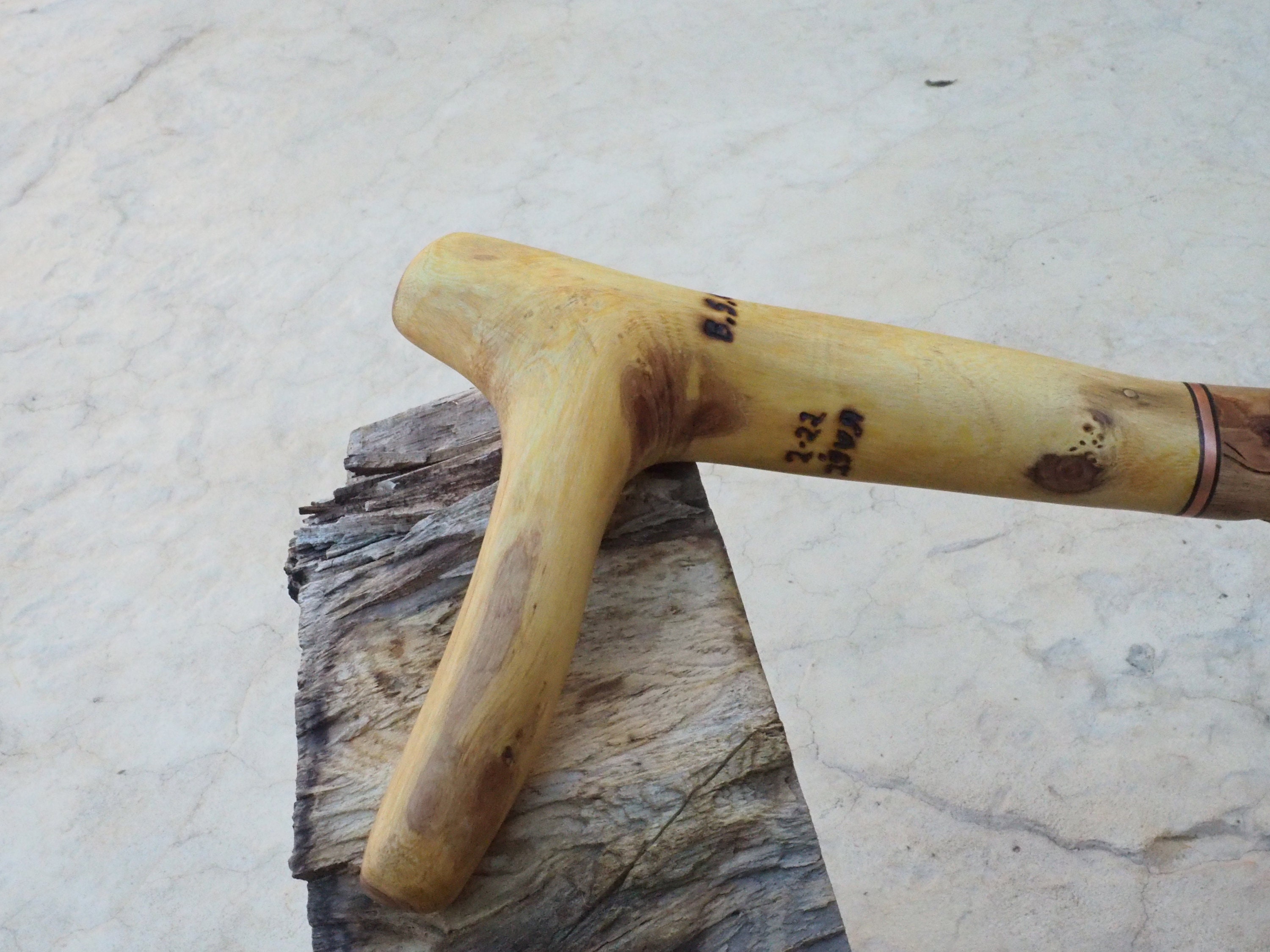 Acacia /olive Wood Cane Etsy
