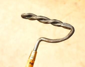olive wood   stick twisted steel handleV2