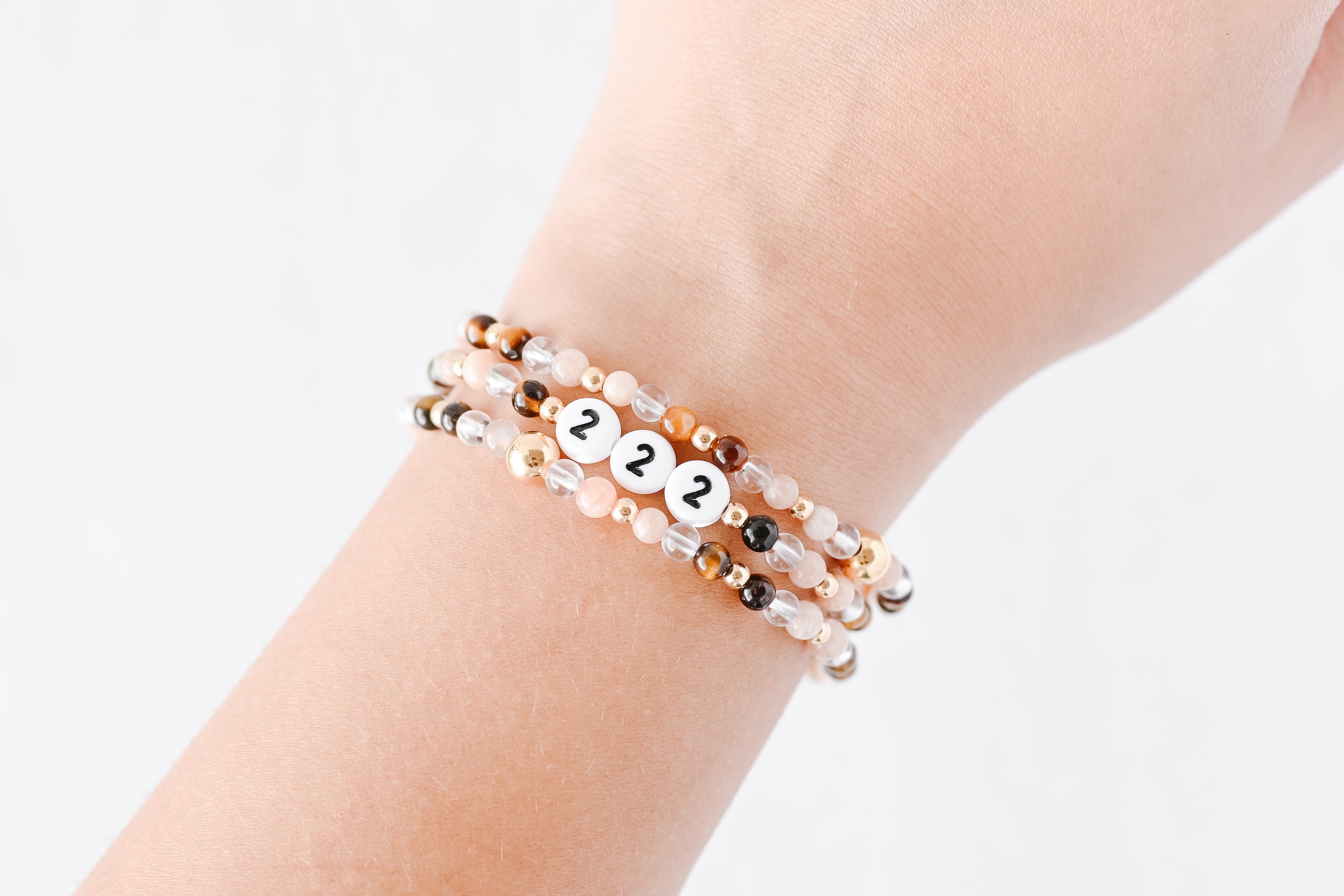 222 | Alignment | Angel Number | Bracelets - Etsy