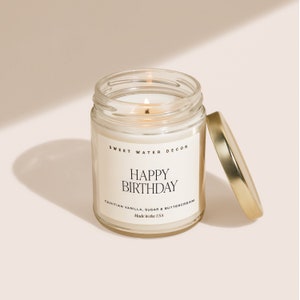 Happy Birthday | Soy Wax Scented Candle | Vegan | Home Decor and Gifts