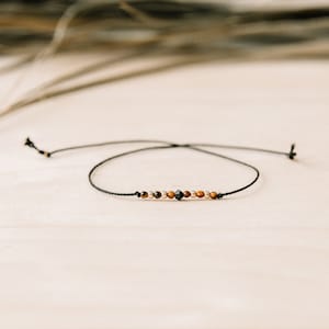 Strength | Tiger&#39;s Eye | Wish Bracelet