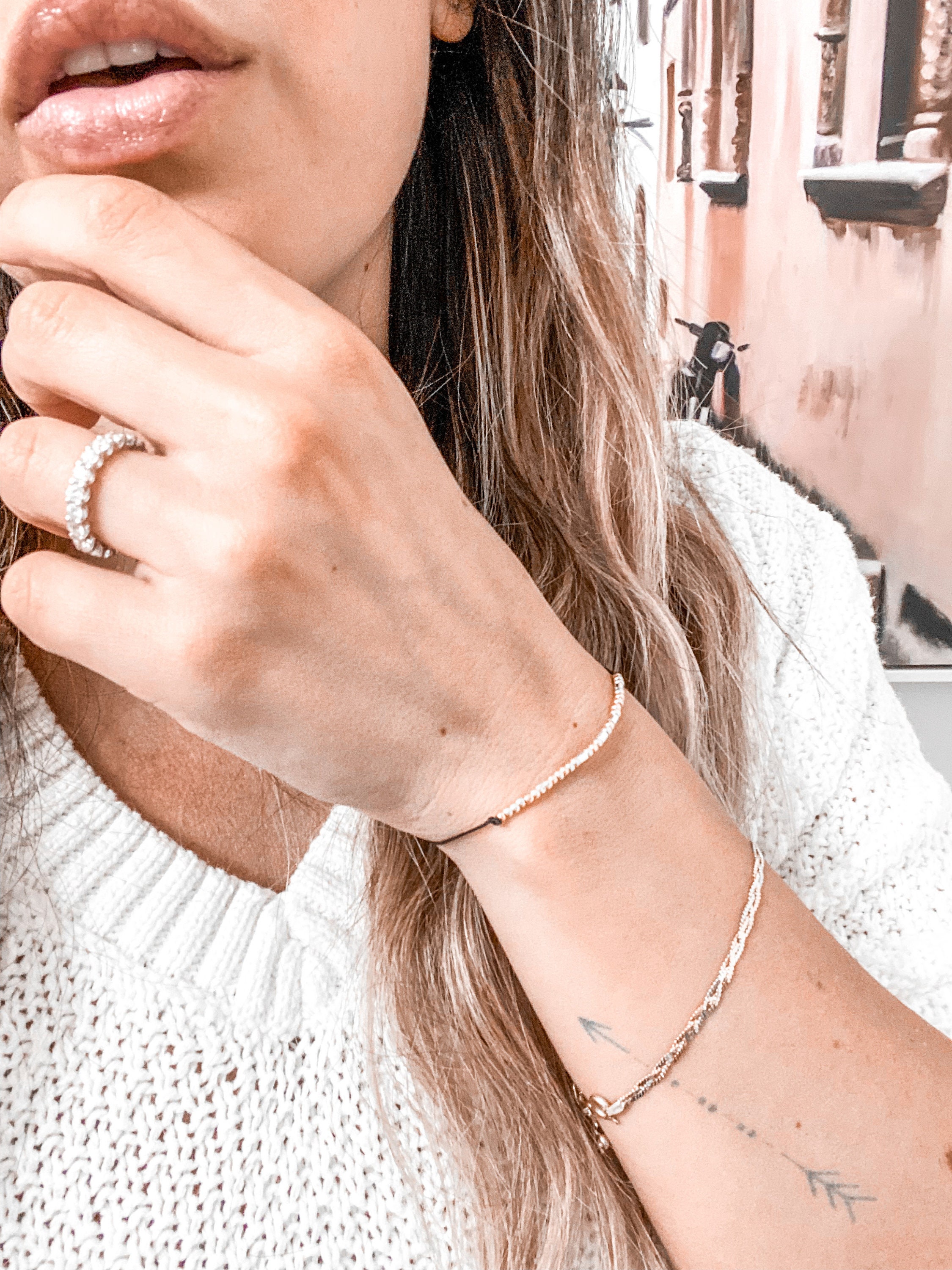 i like girls morse code bracelet