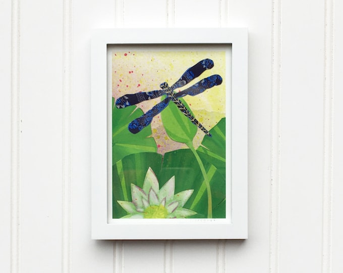 Cosmos Dragonfly Fine Art Giclee Print 5x7 8x10 11x14