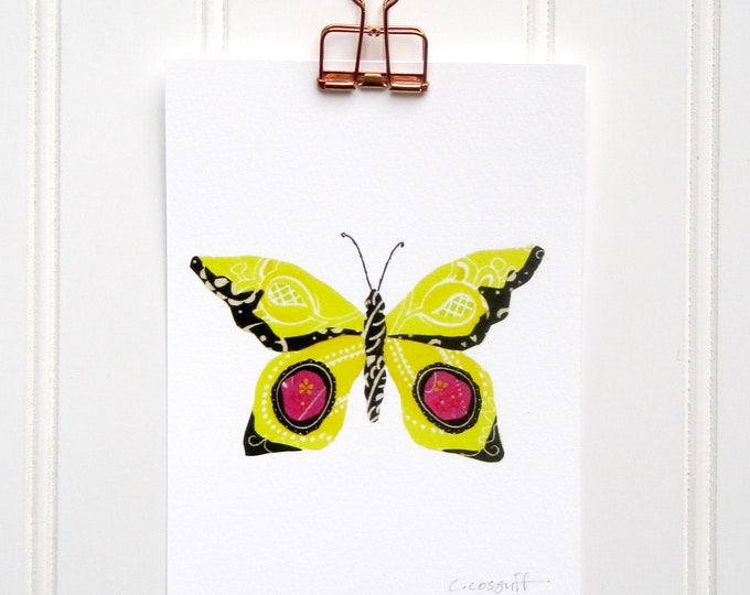 Yellow Butterfly  Print