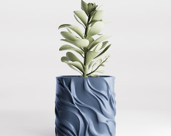 VELA: Modern Metallic Planter — Unique Gift Home Decor