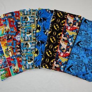 Super Hero Burp Cloths- Comic Book Burp Cloths, Super Hero Nursery, Comic Book Nursery, Baby Shower Gift, Nerd Baby Nursery,