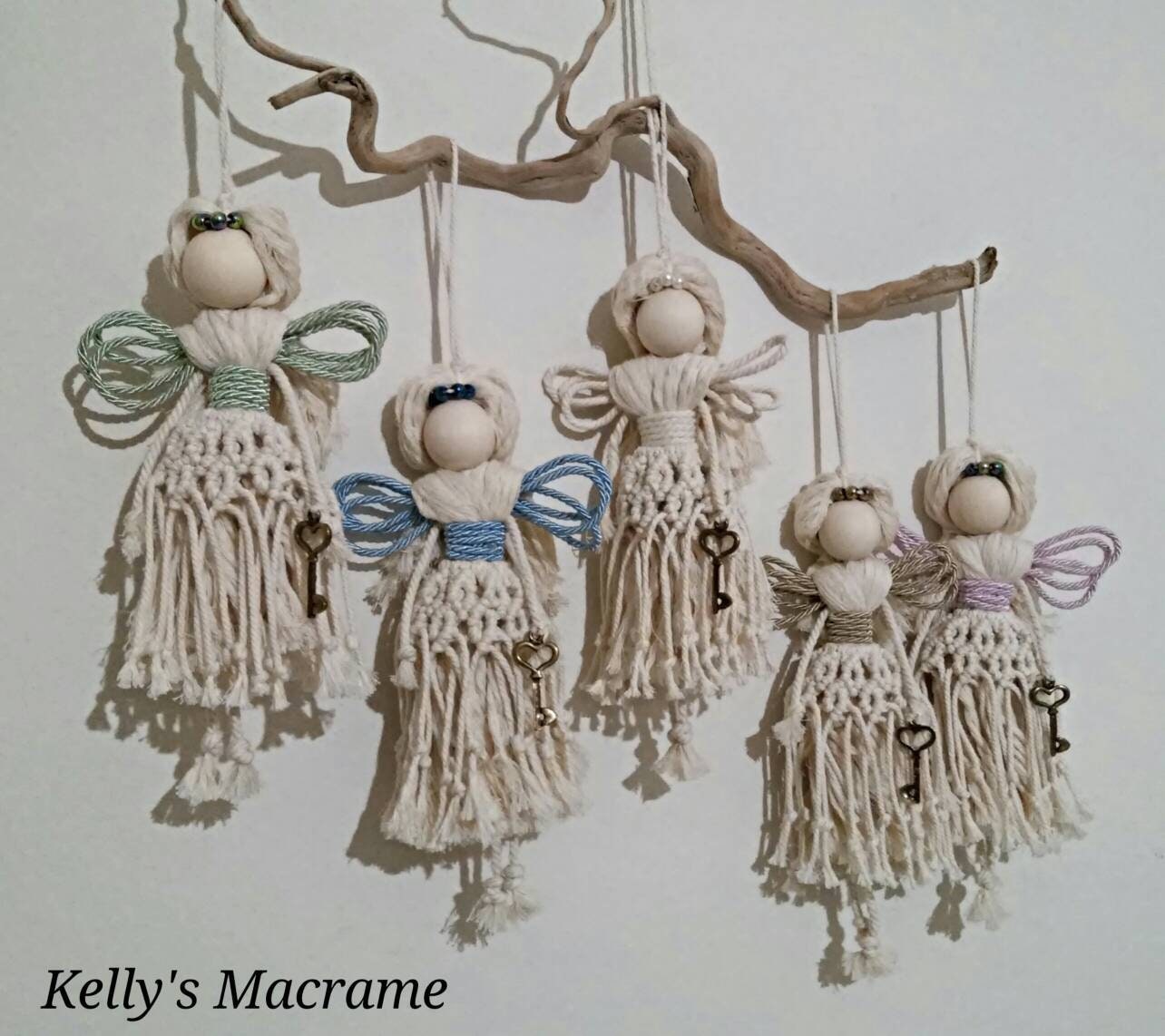 handmade macrame doll