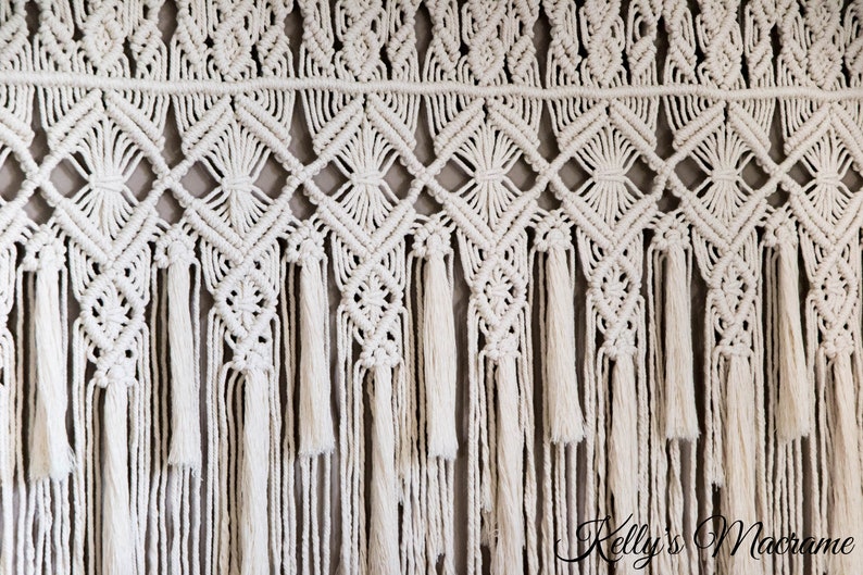 Large Macrame Wall Hanging Macrame Wedding Backdrop Bohemian Etsy
