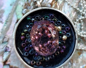 Amethyst protective amulet