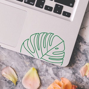 Monstera Decal, Monstera Leafs Decal per laptop, auto, bicchiere