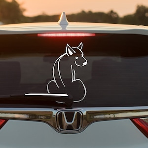 Hunde Aufkleber, Hund Scheibenwischer Aufkleber, Hunde Aufkleber, Auto Vinyl Aufkleber