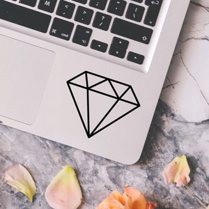 Sticker vinyle diamant, sticker diamant scintillant pour ordinateur portable, voiture, macbook