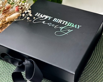 Gepersonaliseerde geschenkdoos, luxe geschenkdoos, verjaardagscadeaudoos, aandenkendoos, bruidsmeisje geschenkdoos, huwelijksgeschenkdoos, bruidsmeisje voorstel doos