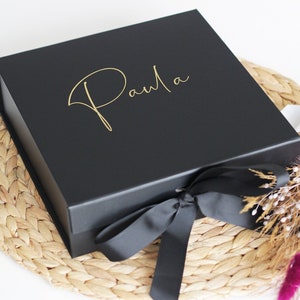 Coffret cadeau de luxe, Coffret anniversaire, Coffret souvenir, Coffret cadeau personnalisé, Coffret cadeau de demoiselle d'honneur, Coffret cadeau mariage, Coffret proposition de demoiselle d'honneur image 1