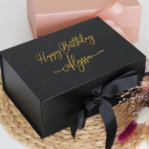 Coffret cadeau personnalisé, Coffret luxe, Coffret anniversaire, Coffret souvenir, Coffret cadeau de demoiselle d'honneur, Coffret cadeau mariage, Coffret proposition de demoiselle d'honneur image 1