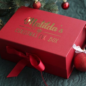 Aangepaste kerstcadeaudoos, gepersonaliseerde geschenkdoos, luxe geschenkdoos, kerstcadeaudoos, kerstcadeaudoos, kerstavonddoos
